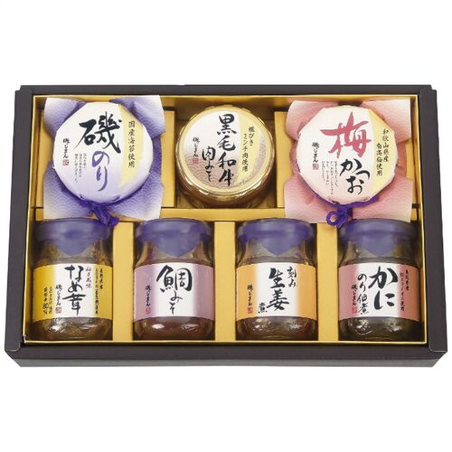 磯じまん ご飯のお供瓶詰セット MT-30 4242-060 (7種) / つくだ煮 佃煮 詰め合わせ セット 送料無料