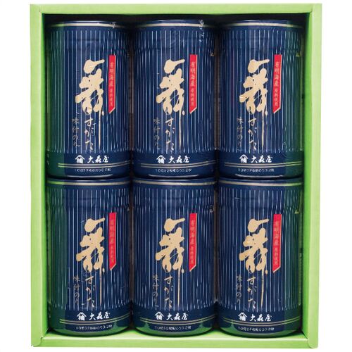 大森屋 舞すがた味のり卓上詰合せ NA-30G 4246-056 (6個) / のり 海苔 詰め合わせ セット 送料無料