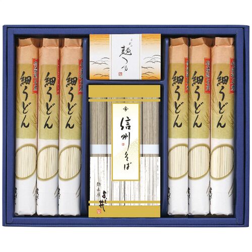 信州そば・細うどんセット FUL-30R 4250-079　(細うどん6袋、信州そば4束) / そば 蕎麦 うどん 詰め合わせ セット 送料無料
