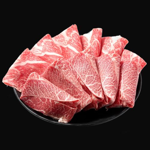 宮崎牛 特上ロース100g＋特上赤身100g すき焼き・しゃぶしゃぶ用スライス食べ比べ / 牛肉 ギフト 送料無料