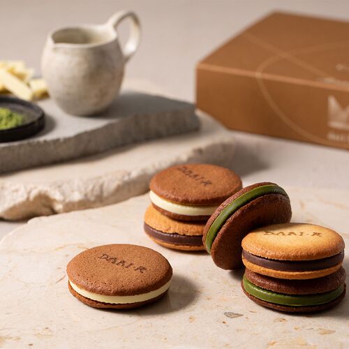 京都 「dari K」 カカオサンドクッキー6枚（ミルク・ホワイト・抹茶） 3種×各2枚 / ダリケー クッキー ギフト 送料無料