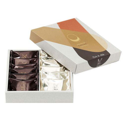 京都 「dari K」 カカオサンドクッキー12枚（ダーク・ミルク） 2種×各6枚 / ダリケー クッキー ギフト 送料無料