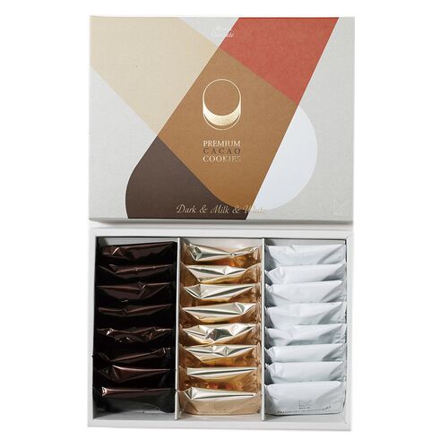 京都 「dari K」 カカオサンドクッキー24枚（ダーク・ミルク・ホワイト） 3種×各8枚 / ダリケー クッキー ギフト 送料無料