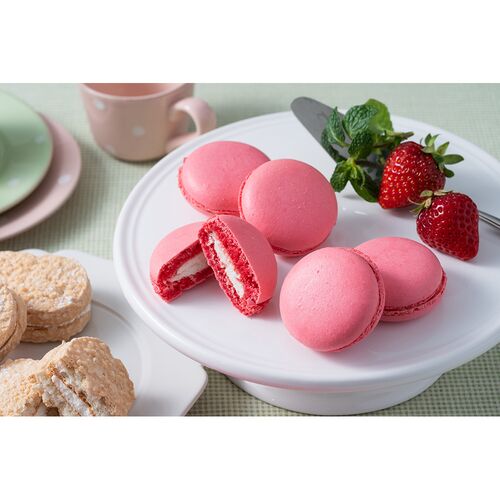 【お歳暮】兵庫 「神戸MILK」 いちごミルクマカロン＆杏仁プリンダックワーズ《お届け期間：11月18日～12月25日》 / 常温 ギフト 送料無料