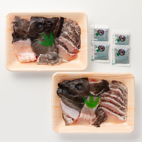 【お歳暮】愛媛県宇和海産 クエ鍋セット 400g×2《お届け期間：11月18日～12月25日》 / 鍋 冷凍 ギフト 送料無料