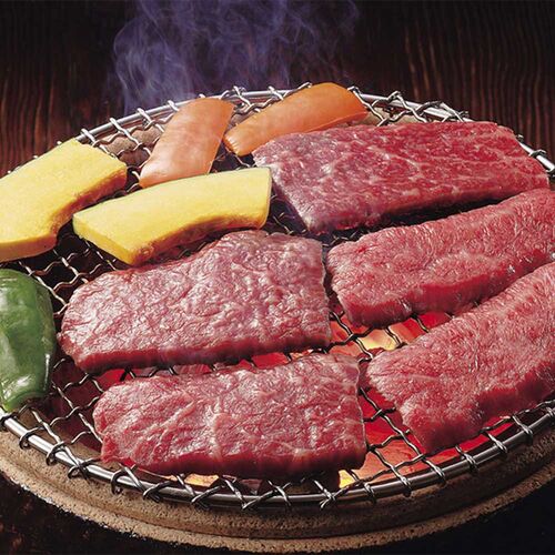 鹿児島産黒牛 モモ350g 焼肉用 / 牛肉 送料無料