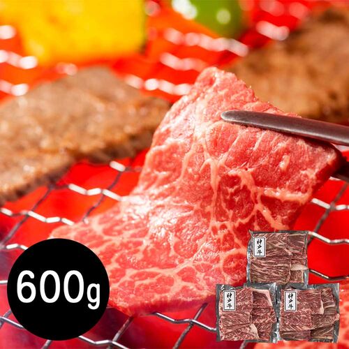 兵庫 神戸牛 モモ600g 焼肉用 / 牛肉 送料無料