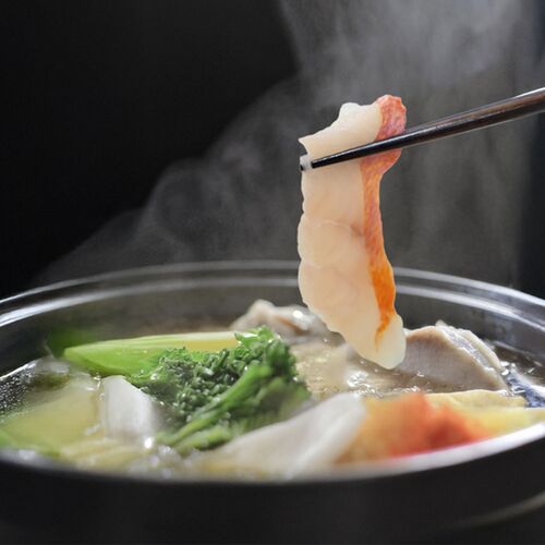 【上代厳守】銚子のつりきんめしゃぶしゃぶ 2皿 / 国産 金目鯛 冷凍 送料無料