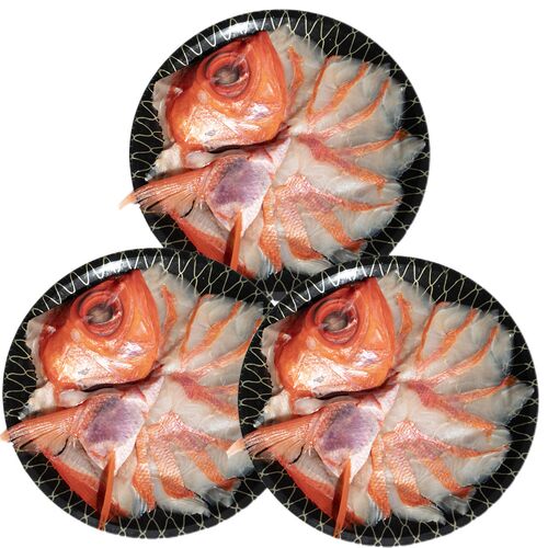 【上代厳守】銚子のつりきんめしゃぶしゃぶ 3皿 / 国産 金目鯛 冷凍 送料無料