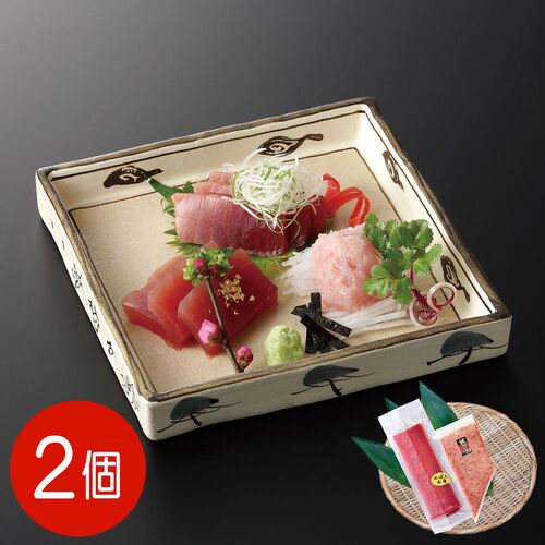 【上代厳守】国産 めばちマグロとたたきセット 2パック / まぐろ 鮪 冷凍 送料無料
