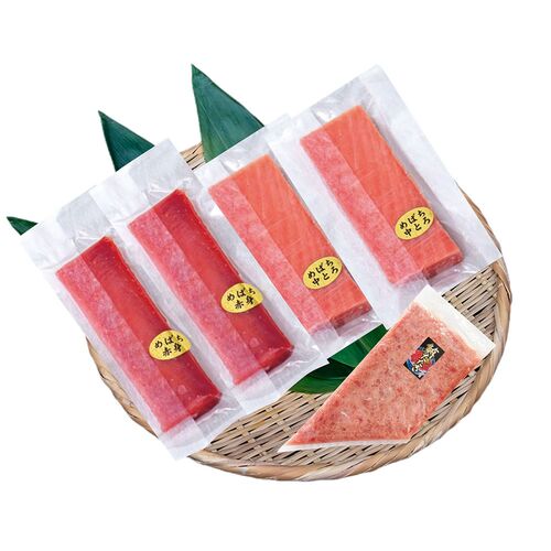 【上代厳守】国産 めばちマグロとたたきセット 5パック / まぐろ 鮪 冷凍 送料無料