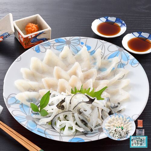 【父の日】下関 「関とら本店」 とらふく刺身セット《お届け期間：2026年6月20日～2026年6月21日》 / ふぐ フグ 冷凍 送料無料