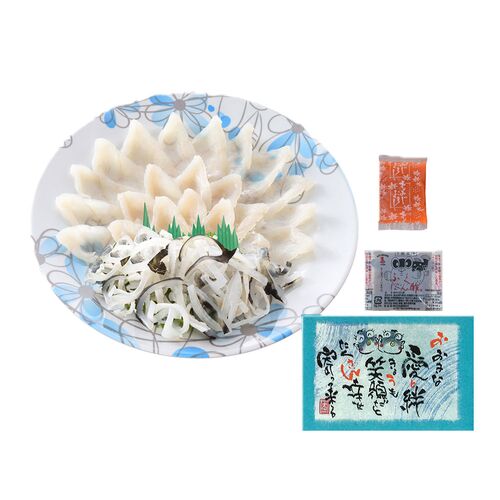 【父の日】下関 「関とら本店」 とらふく刺身セット《お届け期間：2026年6月20日～2026年6月21日》 / ふぐ フグ 冷凍 送料無料