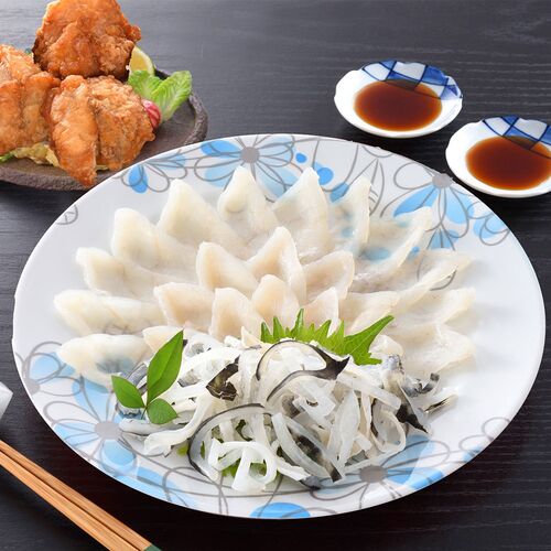 【父の日】下関 「関とら本店」 とらふく刺身とふく唐揚げセット《お届け期間：2026年6月20日～2026年6月21日》 / ふぐ フグ 冷凍 送料無料