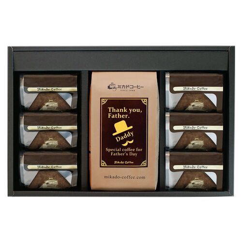 【父の日】コーヒー＆トリュフショコラケーキギフト（コーヒー150g×1、トリュフショコラケーキ×6）《お届け期間：2026年6月20日～2026年6月21日》 / セット 常温 送料無料