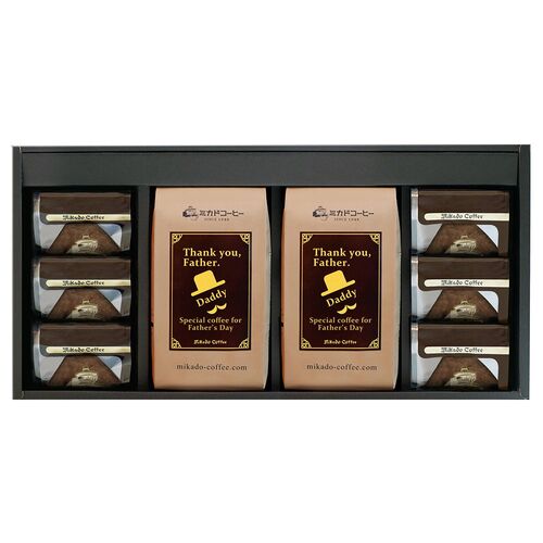 【父の日】コーヒー＆トリュフショコラケーキギフト（コーヒー150g×2、トリュフショコラケーキ×6）《お届け期間：2026年6月20日～2026年6月21日》 / セット 常温 送料無料