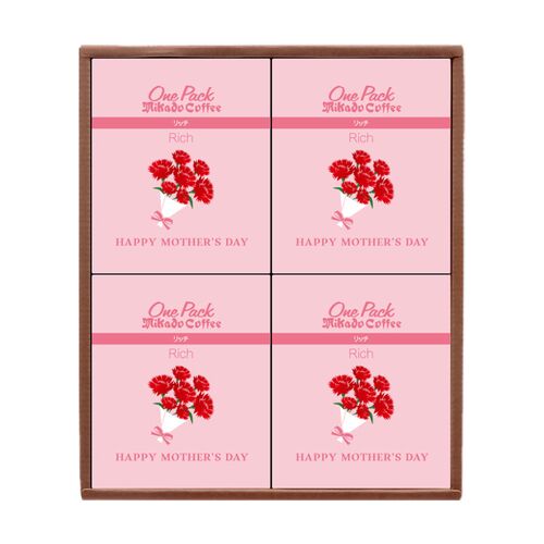 【母の日】東京 「ミカド珈琲」 パッケージワンパックコーヒーギフト《お届け期間：2026年5月9日～2026年5月10日》 / セット 常温 送料無料