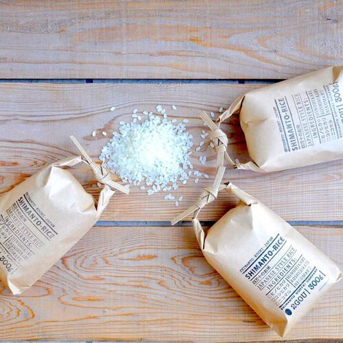 【上代厳守】しまんとの米農家に丹誠込めて育てられた、四万十のお米 2合 300g 3個セット / 国産 米 常温 送料無料