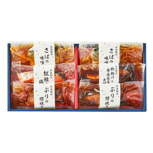 【母の日】鳥取 「山陰大松」 氷温熟成 煮魚・焼魚ギフトセット6切《お届け期間：2026年5月9日～2026年5月10日》 / 冷凍 送料無料