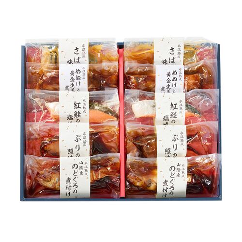 【父の日】鳥取 「山陰大松」 氷温熟成 煮魚・焼魚ギフトセット10切《お届け期間：2026年6月20日～2026年6月21日》 / 冷凍 送料無料