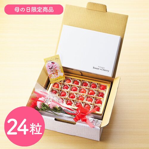 【母の日】山形県産ハウスさくらんぼ佐藤錦 母の日セット《お届け期間：2026年5月9日～2026年5月10日》 / 冷蔵 送料無料