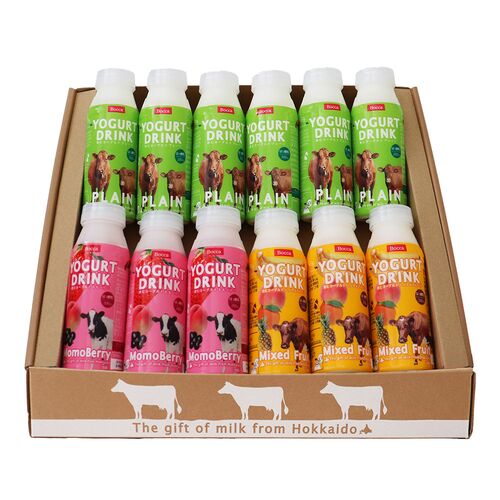 Bocca 飲むヨーグルト 12本セット / 牧家 北海道 セット 冷蔵 送料無料