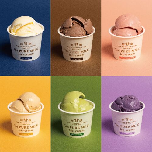 【上代厳守】千本松牧場 The PURE MILK アイスクリーム6個セット / アイス 那須高原 送料無料