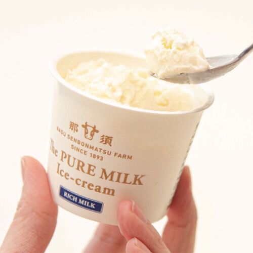 【上代厳守】千本松牧場 The PURE MILK アイスクリーム10個セット / アイス 那須高原 送料無料