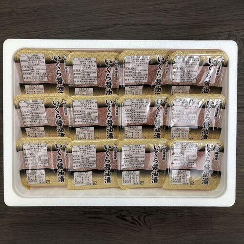 北海道産 いくら醤油漬け 40g×12 / 冷凍 送料無料