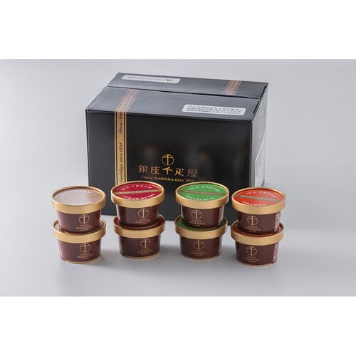 「銀座千疋屋」 銀座ショコラアイス8個セット / 冷凍 送料無料