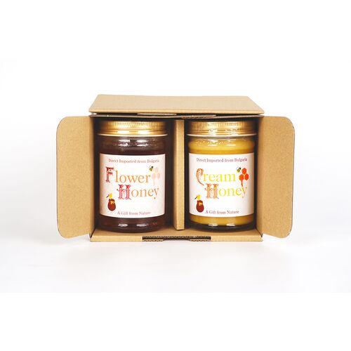 大阪 「久保養蜂園」 ブルガリア産ハチミツギフト 2種 / はちみつ 蜂蜜 ジャム 常温 送料無料