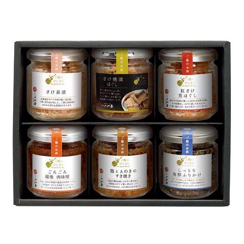 新潟 「小川屋」 ご飯にひとさじ6本セット / 常温 送料無料