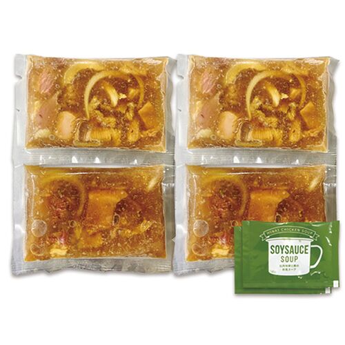 「秋田あじしょう」 比内地鶏 炙り親子丼の具 4人前 / 冷凍 送料無料