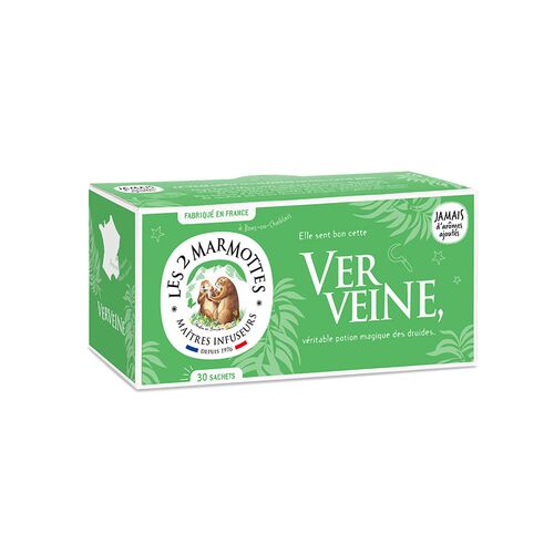 【倉入れ】LE 2 MARMOTTES ハーブティー バーベナ（30袋入）（ケース入数：10,ロット：1） / 紅茶 ティーバッグ 常温 送料無料