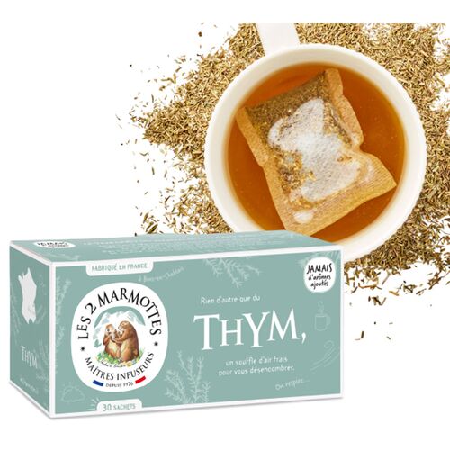 【倉入れ】LE 2 MARMOTTES ハーブティー タイム（30袋入）（ケース入数：10,ロット：1） / 紅茶 ティーバッグ 常温 送料無料