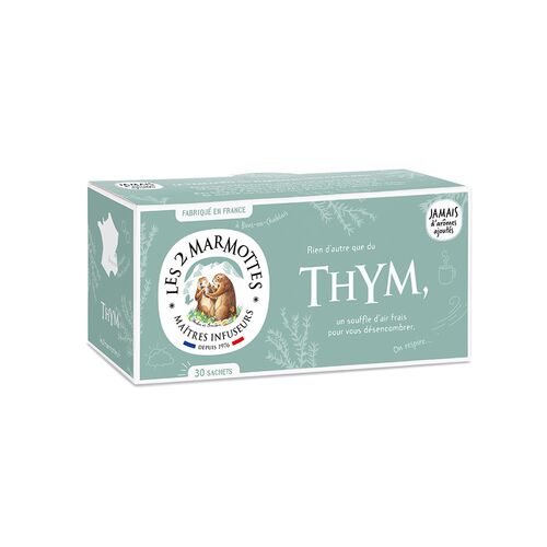 【倉入れ】LE 2 MARMOTTES ハーブティー タイム（30袋入）（ケース入数：10,ロット：1） / 紅茶 ティーバッグ 常温 送料無料