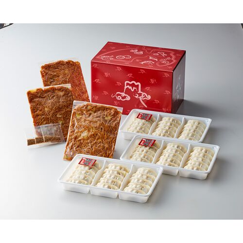 静岡ご当地グルメセット（富士宮やきそば3食、浜松餃子15粒入×3）