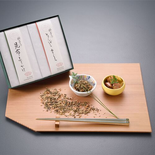 【上代厳守】料亭のご馳走 二撰 「昆布ふりかけ・きんぴらまぐろ」 / セット 常温 送料無料