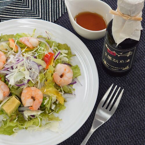 神奈川 「岩井の胡麻油」 横濱純正黒胡麻油・辣油ギフトセット / 常温 送料無料