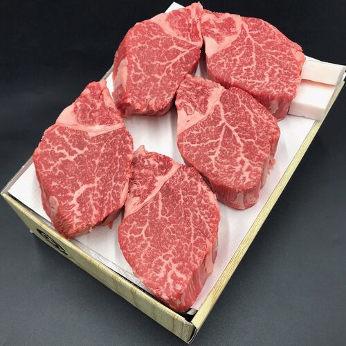 京都 「モリタ屋」 黒毛和牛ヒレステーキ 5枚 計750g / 冷凍 送料無料