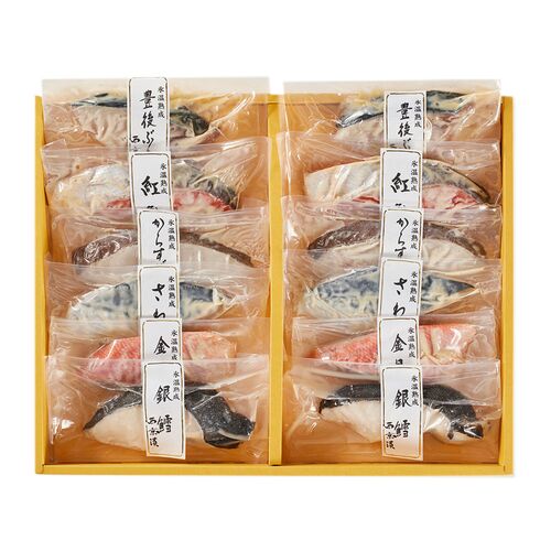 【父の日】鳥取 「山陰大松」 氷温熟成 西京漬けギフトセット 12切「煌」《お届け期間：2026年6月20日～2026年6月21日》 / 冷凍 送料無料