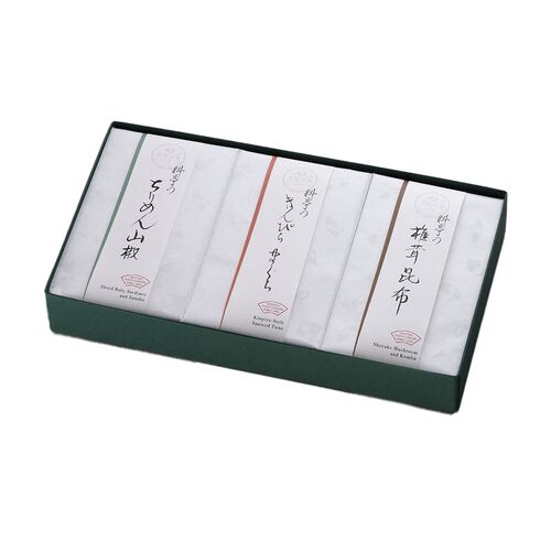 【上代厳守】料亭のご馳走 華（ちりめん山椒、きんぴらまぐろ、椎茸昆布） / セット 常温 送料無料