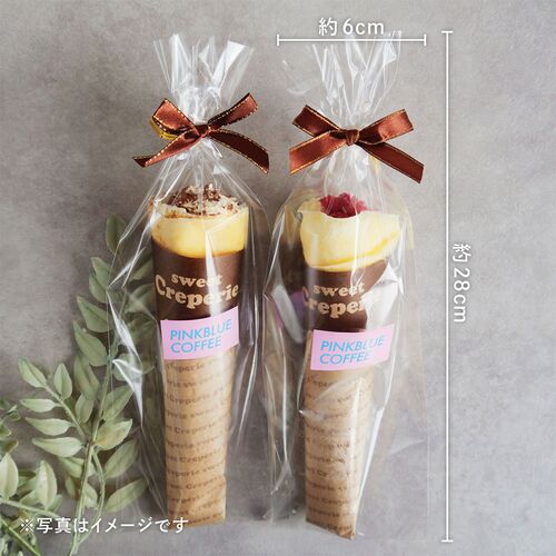 【倉入れ】【混載可】マスカルポーネクレープ（いちご、ココア）（ケース入数：50,ロット：1） / クレープ 無人販売 冷凍 送料無料