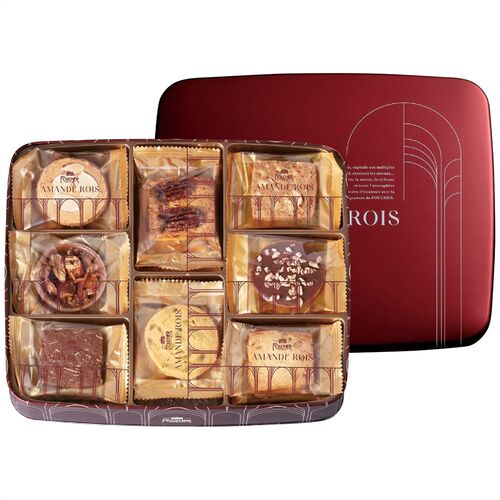 フーシェ アマンド・ロワ(アーモンドペカン・タルトフロランタン・アーモンドクリームサンド・ピスタチオ各2個・ヘーゼルナッツ・アーモンドマカロン・ペカンナッツ・アーモンドココア各3個) AR-20 1184-027 / 常温 送料無料 洋菓子 ギフト 詰め合わせ セット