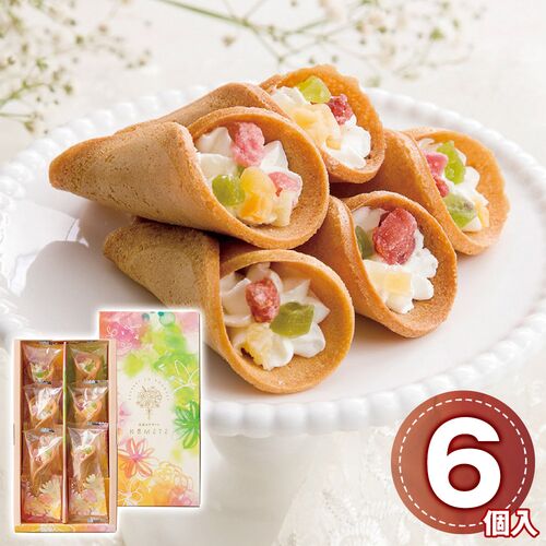 KOMETE 花束のデザート6個入 1188-013 / 常温 送料無料 洋菓子 ギフト