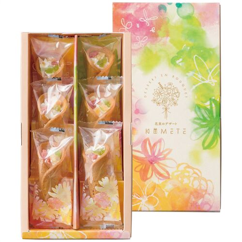 KOMETE 花束のデザート6個入 1188-013 / 常温 送料無料 洋菓子 ギフト