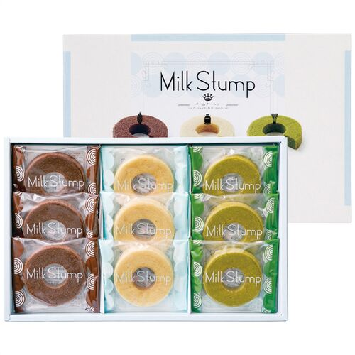 ミルクフィールド ミルクスタンプアソート9個入 230200 1188-037 / 常温 送料無料 バウムクーヘン ギフト
