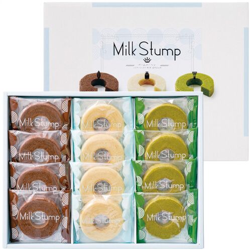 MILKFIELD ミルクスタンプアソート12個入 230201 1188-049 / 常温 送料無料 バウムクーヘン ギフト