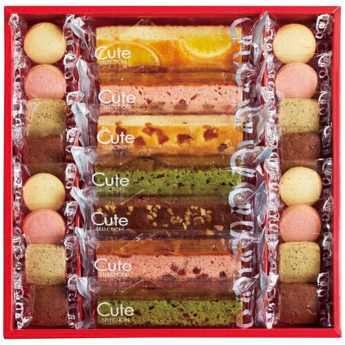 ひととえ キュートセレクション(ケーキ4種・ブラウニー1個・クッキー4種) CSB-15 1191-022 / 常温 送料無料 ケーキ ブラウニー クッキー ギフト 詰め合わせ セット