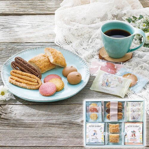 ピーターラビット コーヒー＆スイーツギフト PRG-15 1194-030 / 常温 送料無料 コーヒー クッキー ギフト 詰め合わせ セット